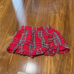 Ruffle Butts Red Plaid Ruffle Skirt